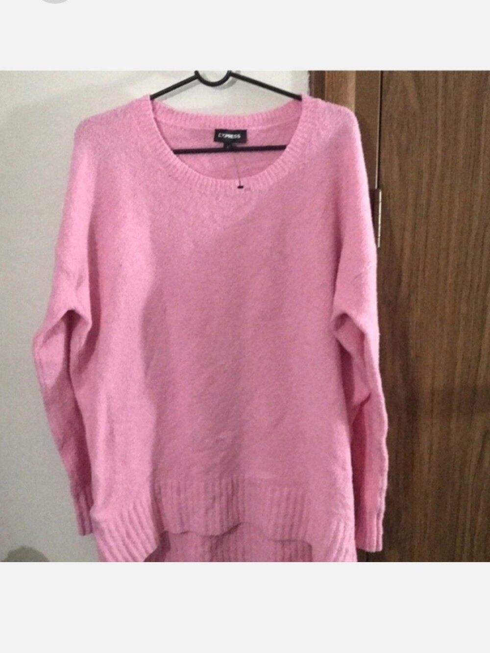 Express Oversized Long Pink Sweater or Mini Dress Large